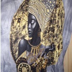 Jaquline Design Studio Round Neck Sleeveless Graphic Print Top 2X